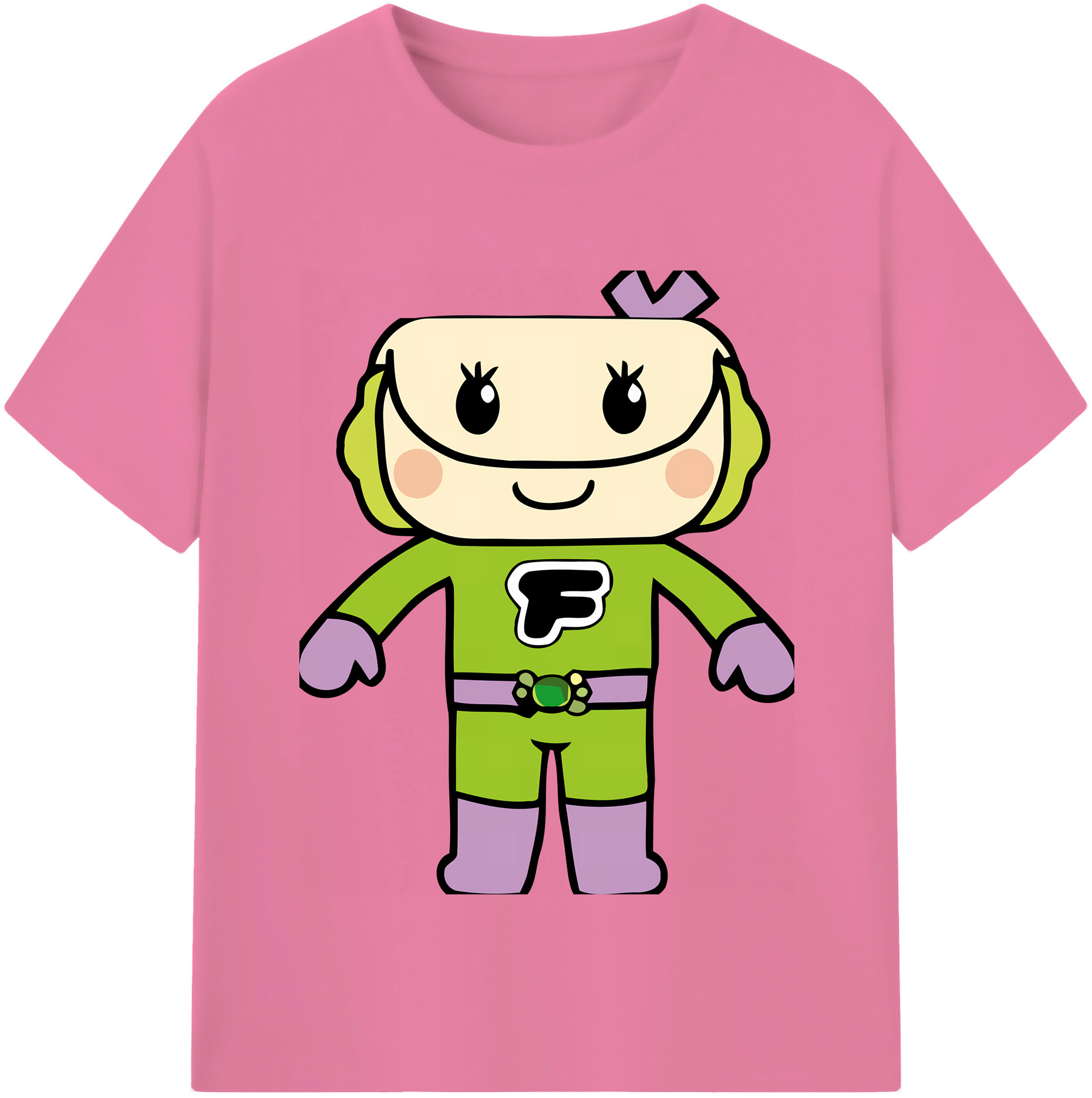 （画像用） アンパンマン Anpanman 綿100％半袖Tシャツ（フロントプリント）